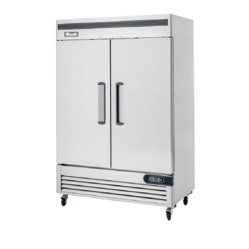 Migali 2 Door Reach-In Freezer Bottom Mount Stainless Steel 115V