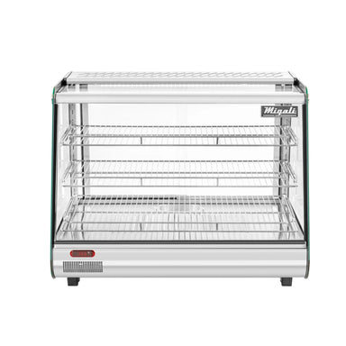 Migali 34” Heated Countertop Display Case 5.6 cu. ft. Stainless Steel