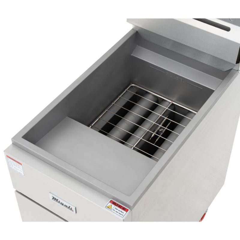 Migali 35 lb Natural Gas Fryer - 60,000 BTU