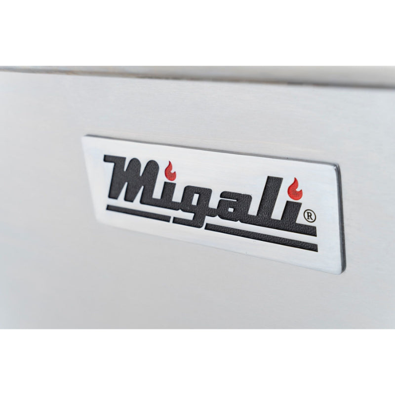 Migali 36″ Wide Thermostatic Griddle - 75,000 BTU Stainless Steel