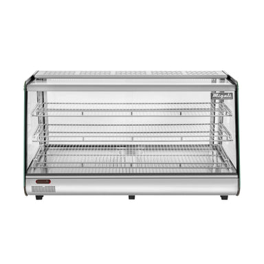 Migali 47” Heated Countertop Display Case 7.0 cu. ft. Stainless Steel
