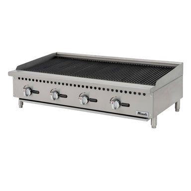 Migali 48″ Wide Radiant Broiler - 140,000 BTU Stainless Steel