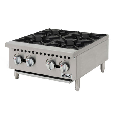 Migali 4 Burner Hot Plate Stainless Steel