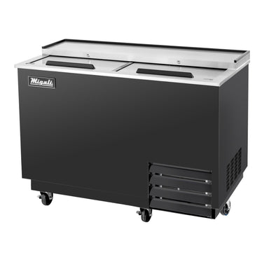 Migali 50" Glass Froster Freezer Side Mount Stainless Steel 115V