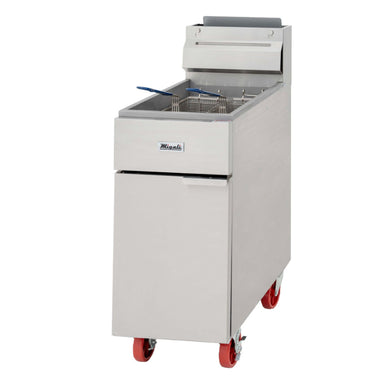 Migali 50 lb Natural Gas Fryer -136,000 BTU