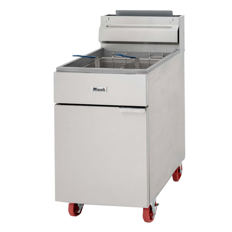 Migali 75 lb Liquid Propane Fryer - 150,000 BTU