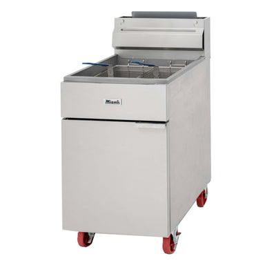 Migali 75 lb Natural Gas Fryer - 170,000 BTU
