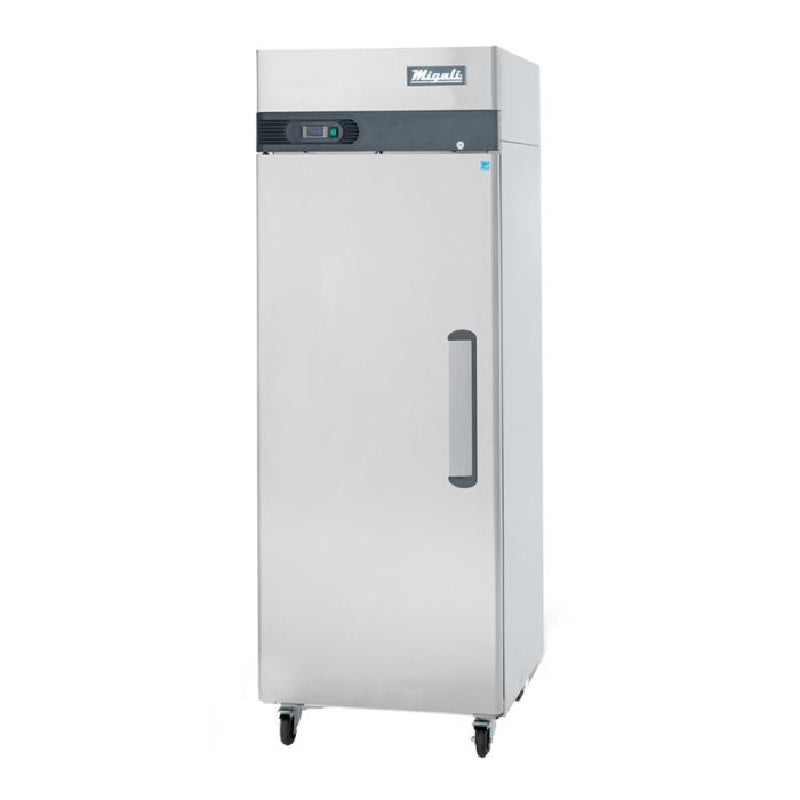 Migali Competitor Series 1 Door Reach-In Freezer Left Handed Top Mount Stainless Steel 115V