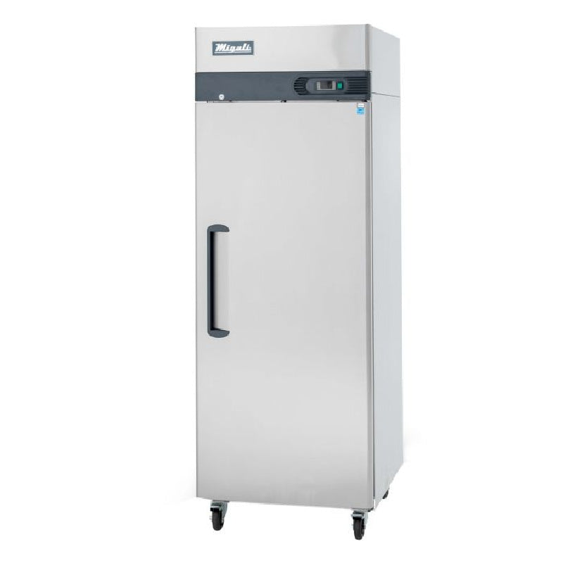 Migali Competitor Series 1 Door Reach-In Freezer Right Handed Top Mount Stainless Steel 115V