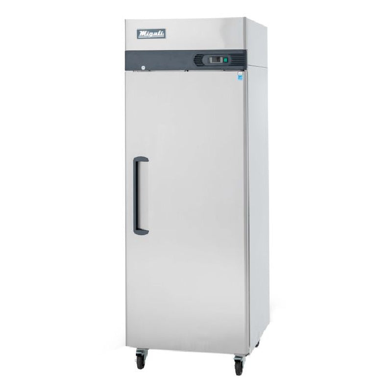 Migali Competitor Series 1 Door Reach-In Refrigerator Top Mount Right Handed Stainless Steel 115V