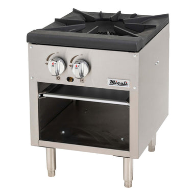 Migali 1 Burner Stock Pot Stove Stainless Steel