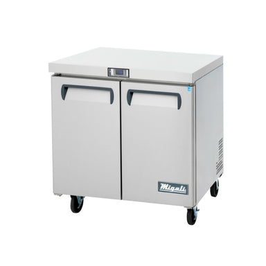 Migali 36″ Under-counter & Work Top Freezer Rear Mount Stainless Steel 115V