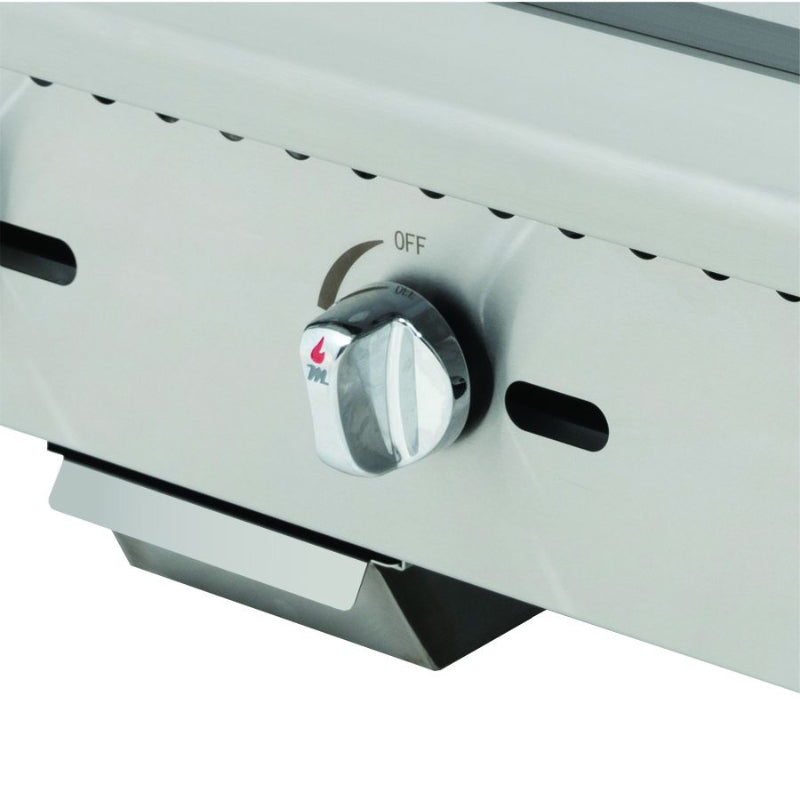 Migali 36″ Wide Manual Griddle - 90,000 BTU Stainless Steel
