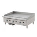 Migali 36″ Wide Thermostatic Griddle - 75,000 BTU Stainless Steel