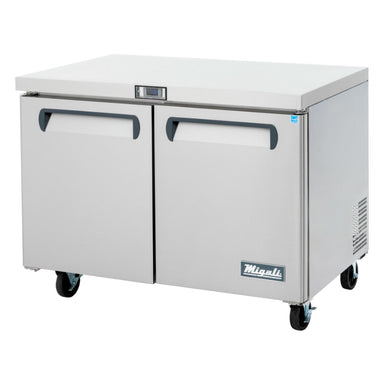 Migali 48″ Under-counter & Work Top Freezer Rear Mount Stainless Steel 115V