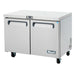 Migali 48″ Under-counter & Work Top Refrigerator Rear Mount Stainless Steel 115V