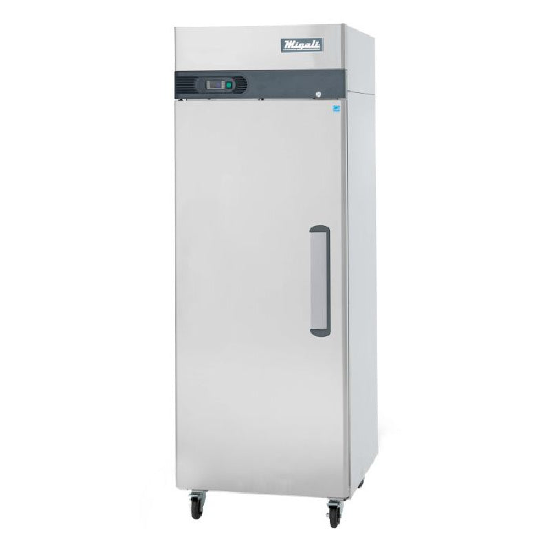 Migali Competitor Series 1 Door Reach-In Refrigerator Top Mount Left Handed Stainless Steel 115V