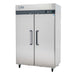 Migali Competitor Series 2 Door Reach-In Refrigerator Top Mount Stainless Steel 115V